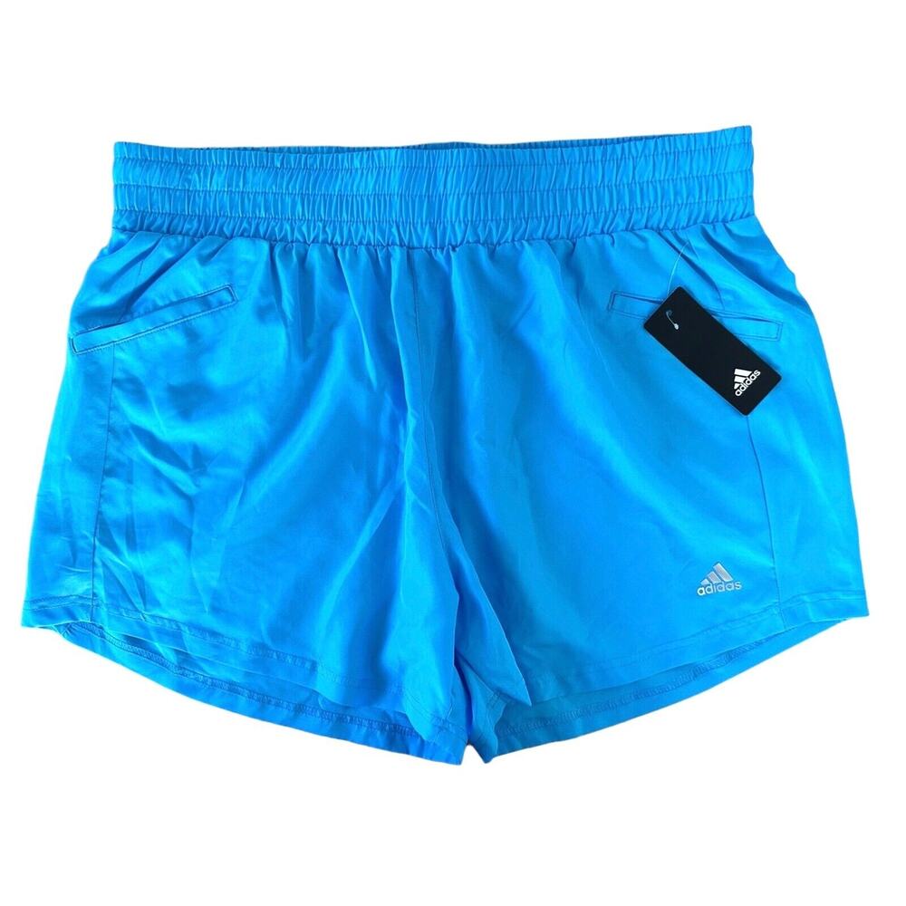 Adidas Women's Woven Golf Shorts w/ Pockets Lightweight Size XL Sky Rush